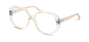 Unofficial Rechteckig Brillen UNOF0447 Beige für Damen