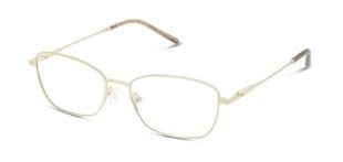 DbyD Rechteckig Brillen DBOF7002 Gold für Damen