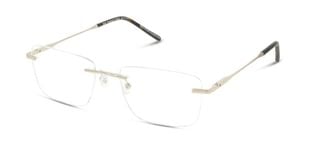 DbyD Rechteckig Brillen DBOM7005 Gold für Herren