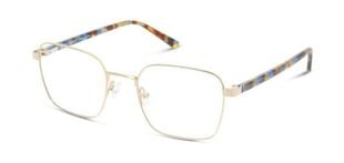 Unofficial Rechteckig Brillen UNOF0393 Gold für Damen