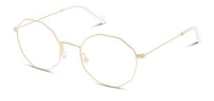 Lunettes de vue Unofficial Ronde UNOF0076 Doré pour Femme