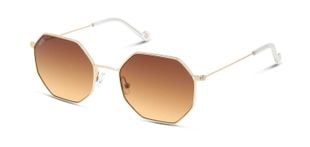 Lunettes de soleil Unofficial Rectangle UNSF0084 Doré pour Femme