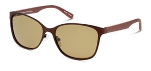 Lunettes de soleil DbyD Rectangle DBSF9007P Rouge pour Femme