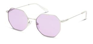 Lunettes de soleil Homme-Femme Unofficial UNSU0075 Rectangle Argenté