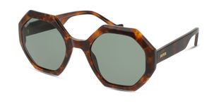 Unofficial Rund Sonnenbrillen UNSF0151 Schildpatt für Damen
