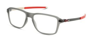 Occhiali Uomo Oakley 0OX8166 Rettangolari Trasparente